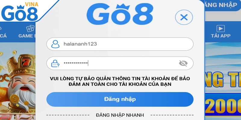 Sai tên đăng nhập là lý do khiến bạn nhập sai tên hoặc mật khẩu