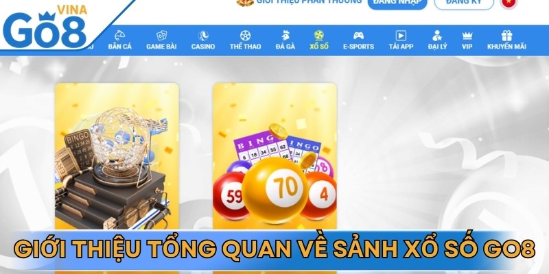 Xổ số Go8 được biết đến là một sảnh cược lý tưởng của nhiều bet thủ